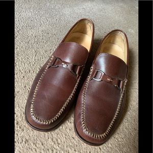 Johnston & Murphy Brown Leather Loafers!